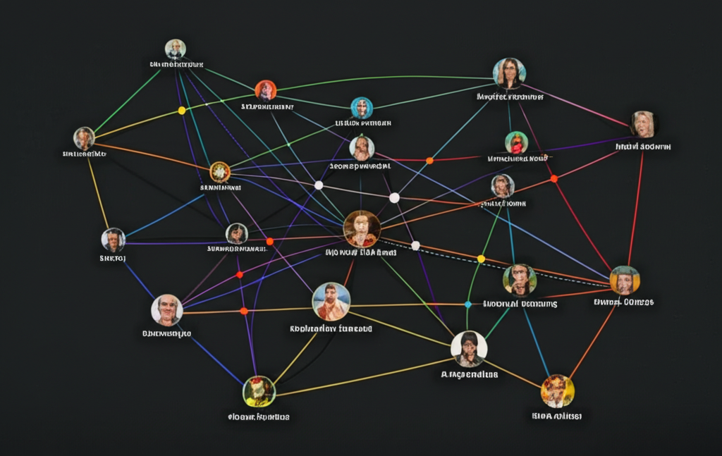 The Account Network visualization